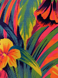 Fabric 1253 Tahitian floral print